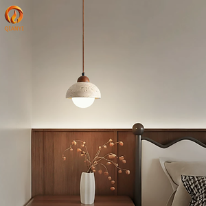 Petit Lustre Minimaliste en Pierre, Suspension Ronde à Intensité Variable <span class=keywords><strong>pour</strong></span> Îlot de <span class=keywords><strong>Cuisine</strong></span>, Salle à Manger, <span class=keywords><strong>Luminaire</strong></span> <span class=keywords><strong>Suspendu</strong></span>, Vente en Gros - Product Image 3