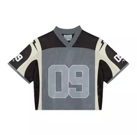 Jersey Sepak Bola Custom TonTon Sports, Jersey Mesh Hijau Ringan, Potongan Kotak, Pakaian Olahraga Oversize Musim Panas untuk Pria Wanita