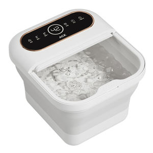 휴대용 접이식 페디큐어 발 스파 목욕 발 관리를위한 이완 마사지 기계 열 거품이있는 전기 마사지 - Product Image 2