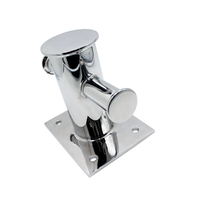 80x80mm acier inoxydable 316 matériel marin nouvelle condition simple croix pont bollard taquet pour bateau amarrage bateau taquet