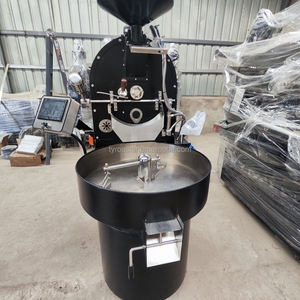 Torréfacteur à café commercial à gaz et électrique, avec grande machine d'emballage en verre et éliminateur de fumée électrostatique - Product Image 2