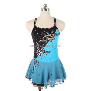 Medias de manga larga personalizadas para gimnasia rítmica para mujer, ropa de competición, ropa de actuación de <span class=keywords><strong>Patinaje</strong></span> Artístico - Product Image 1