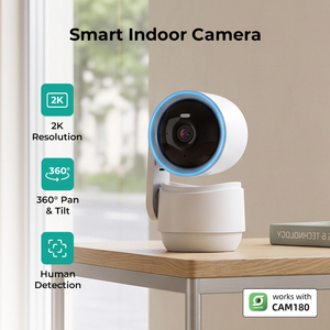 2K <b>Plug</b> <b>in</b> Indoor <b>WiFi</b> Camera 360° Pan Tilt PTZ CCTV Camera with AI Human Detection Two Way Talk Night Vision for Monitoring - Product Image 1