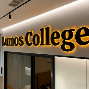 Logo da Parete per Esterni e Interni Lettere Scatolate a LED Lettere Metalliche Retroilluminate Insegna Esterna per Negozi Insegne Luminose a LED per Attività Commerciali - Product Image 6