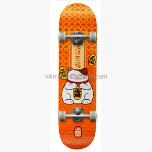 สเก็ตบอร์ด Lucky Cat ครบชุด 7 ชั้น ไม้เมเปิ้ลรัสเซีย ขนาด 7.5/7.75 นิ้ว สำหรับเด็กและผู้เริ่มต้น ปรับแต่งได้ ขายส่ง - Product Image 2