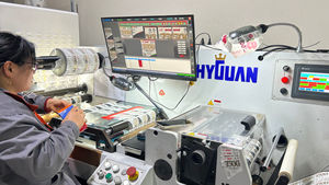 Rouleau d'étiquettes thermiques directes personnalisées 58 mm 58x60 58x40, autocollant en papier blanc pour codes-barres, échantillon gratuit - Product Image 3