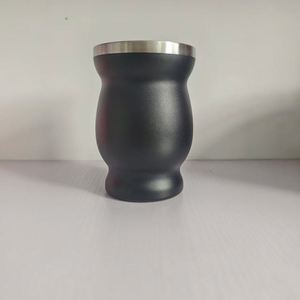 Compact 8oz Curved Tumbler Stainless Steel Insulated for Coffee Juice Wine - Product Image 3