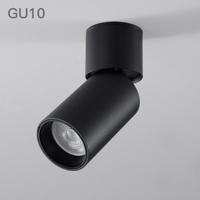 Spot encastré LED GU10 réglable au design moderne en aluminium pour hôtel et salon