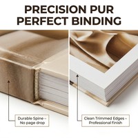 Libro de Tapa Blanda con Encuadernación Perfecta Personalizada, Papel Offset y Papel de Arte con Acabado UV Localizado para Álbumes, Catálogos y Folletos, Fabricación OEM