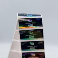Autocollants holographiques Pharma Labs - Étiquettes pour flacons de 8 ml et 10 ml et boîtes d'emballage