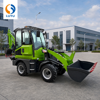 LUYU 4-Tonnen-Baggerlader Brandneue Chinesische Baumaschine mit Frontlader und Bagger
