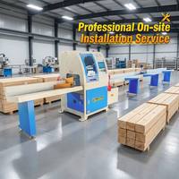 Scie à découper CNC BUNCHING, scie à bois de haute précision, machine à découper entièrement automatique pour la fabrication de palettes