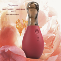 Promotion Spaß-App Fernbedienung Vibrierender Massage-Stimulator Weiblicher Vibrator Tragbar 10-Gang Wasserdicht USB-Aufladbar