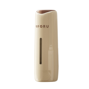 Dispensador de Vasos de Papel Uforu para Montar en la Pared, Color Marrón, Crema, Blanco, Sin Perforaciones, 1 Nivel, Forma Redonda - Product Image 2