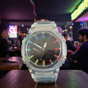 นาฬิกาข้อมือกันกระแทก รุ่น <span class=keywords><strong>G</strong></span> Series Analog Sport Business ของแท้จากโรงงาน ขายส่ง รุ่น GA2100 <span class=keywords><strong>GM</strong></span> สายหนัง/ซิลิโคน/พลาสติก กันน้ำได้ 50 บาร์ - Product Image 3