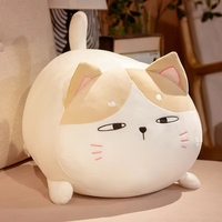 Peluche chat mignon personnalisée par le fabricant pour enfants, nouveau design avec rembourrage en coton PP et doublure en maille, prix d'usine bas