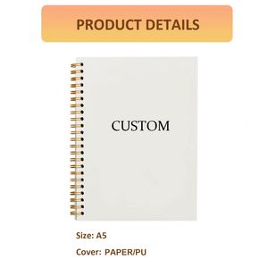 A5 <b>Lined</b> Thread Sewing Journal Women Men College Ruled Hardcover <b>Notebook</b> with Customized Logo for Gift & Work Note Taking - Product Image 2