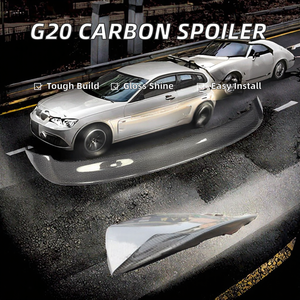 Pare-chocs arrière en fibre de carbone style PSM pour BMW Série 3 G20 G80 M3 2019-UP avec installation par ruban adhésif 3M - Product Image 2