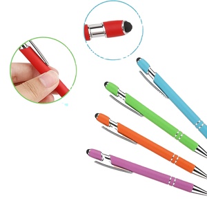 Stylos à bille de haute qualité, stylos métalliques colorés, stylos à bille avec stylet tactile, stylos à bille avec logo - Product Image 5