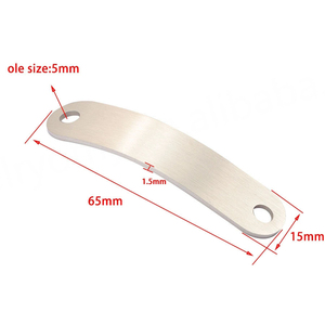 Personalized Customization Smooth Surface Curved Strip Woven Bracelet, Suitable <b>for</b> Both <b>Men</b> and Women - Product Image 5