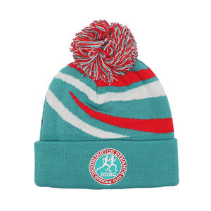 Premium 100% Cotton Winter Beanie, Custom Soft Cozy <b>Knit</b> Hat with <b>Pattern</b> & Designer Logo <b>for</b> Daily Cold Weather - Product Image 1