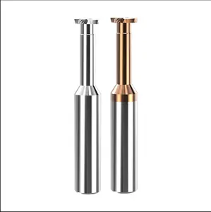 Hrc55 Cnc Carbide Wolfraamstaal T-Sleuf Frees Staal En Aluminium Frees Cnc Tool T Type Freessnijder