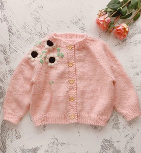 Nette Fabrik Baby Hands tricken Kinder pullover <span class=keywords><strong>Meme</strong></span> Cardigan Girl Pullover für Frühlings strickwaren - Product Image 6