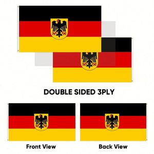Banderas de Poliéster de 3x5 pies con el Escudo de Alemania, Personalizables para Todas las Naciones, Entrega Rápida de un Proveedor Confiable, Venta al Por Mayor - Product Image 5