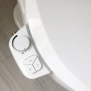 Nete 2021 Hot Koop De Nieuwste Dual Temp Dual Knop Controle Nozzle Zelfreinigende Pp Toiletbril Bidet