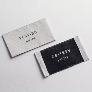 ป้ายผ้าถักดามัสก์ป้ายเสื้อผ้าแบบสั่งทำผู้ผลิตเสื้อผ้าปรับแต่งได้ - Product Image 4