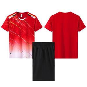 Trajes de uniformes de bádminton sublimación Tenis de secado rápido transpirable de poliéster completo en stock - Product Image 2