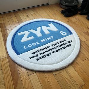 Alfombra con patrón de bandera de forma redonda para Centro, tamaño personalizado, área hecha a mano, habitación de niños, alfombra hecha a mano, alfombra circular personalizada - Product Image 4