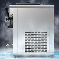 6L * 2 Épaissie Corps En Acier Inoxydable Machine À Crème Glacée Molle Machine Gelato Commerciale Faisant La Machine Gelato Machine À Crème Glacée