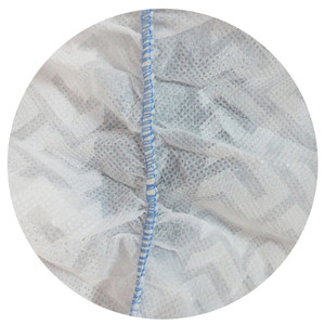 Surchaussures jetables blanches non tissées, élastiques, respirantes et antidérapantes - Indice de sécurité pour <span class=keywords><strong>les</strong></span> visiteurs d'achat - Product Image 3