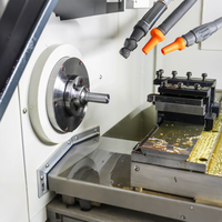 Tour à métaux CNC de précision YH0220, tour à outils pour barres métalliques, production automatisée multifonctionnelle, rail dur stable, coupe de 0,002 mm