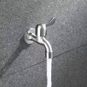 <span class=keywords><strong>Robinet</strong></span> d'<span class=keywords><strong>extérieur</strong></span> mural en acier inoxydable 304 <span class=keywords><strong>Robinet</strong></span> d'eau de jardin simple froid - Product Image 2