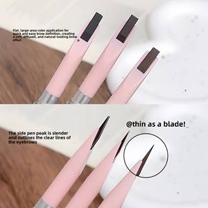 <span class=keywords><strong>Crayon</strong></span> à sourcils naturel longue tenue 2-en-1 avec brosse, résistant à l'eau et à la transpiration, pointe <span class=keywords><strong>de</strong></span> précision, cosmétiques en marque privée - Product Image 4