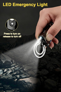 Multifunctional Electric Cigarette <b>Lighter</b> Keychain <b>Lighter</b> With Led Knife and Bottle Opener - Product Image 2