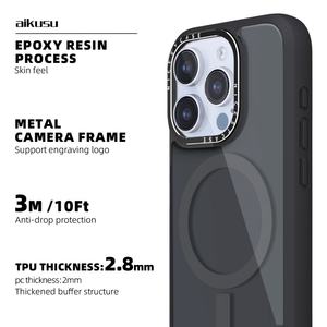 Fundas Transparentes de TPU para Impresión UV, Funda Magnética Transparente Mate 3D para iPhone 16 15 14 13 Pro Max - Product Image 2