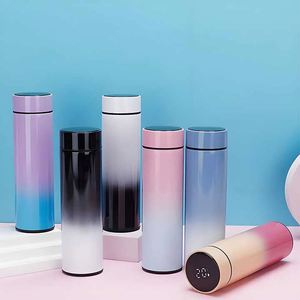 Bouteille d'eau isotherme intelligente en acier inoxydable à double paroi avec affichage de la température LED - Product Image 5