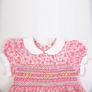 Robes princes de haute qualité pour filles enfants décontracté smocké ODM OEM bébé fille manches courtes fabriqué au Vietnam fabricant - Product Image 5