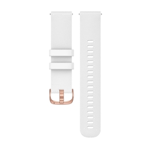 Bracelet de montre intelligente en silicone fin pour femme de 20 mm pour <span class=keywords><strong>Garmin</strong></span> Move 3S /vivoActive 5/<span class=keywords><strong>Venu</strong></span> <span class=keywords><strong>SQ2</strong></span> 3S/Vivomove3/ Galaxy Watch 5 6 - Product Image 2