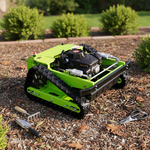 Cortacésped Automático a Gasolina <span class=keywords><strong>con</strong></span> Control Remoto y Altura de Corte Ajustable para Jardín Pequeño o Villa - Product Image 3