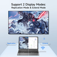 Adaptador HDMI Inalámbrico de 164 Pies/50 Metros, Transmisor y Receptor HDMI Inalámbrico de 1080P60 para Transmisión de Video de Alta Definición