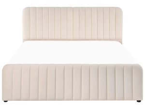<span class=keywords><strong>Lit</strong></span> ottoman <span class=keywords><strong>blanc</strong></span> Teddy Boucle LUNAN 160 X 200 cm - Product Image 2