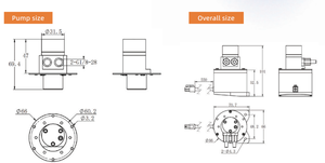 Pompe à déplacement positif compacte de haute précision avec moteur à courant continu pour le transport d'encre noire de la série S1000 - Product Image 5