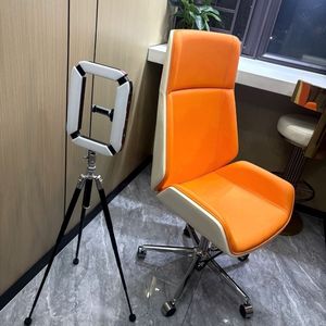 Silla <span class=keywords><strong>de</strong></span> Oficina Ejecutiva Ergonómica <span class=keywords><strong>de</strong></span> Cuero <span class=keywords><strong>con</strong></span> Respaldo Alto y <span class=keywords><strong>Ruedas</strong></span>, en Oferta, <span class=keywords><strong>Precio</strong></span> Económico - Product Image 1