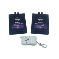 GLITTERFIRE A02 Système d'allumage de feux d'artifice à 2 canaux pour gâteau de mariage avec télécommande et tir sans fil avec effet pailleté