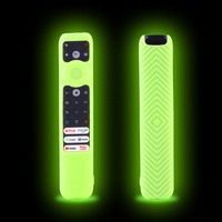 Cubierta de carcasa de piel remota para TV Luminous Android TV Mini-LED 4K Smart Remote Control Cover Holder para TCL Netflix