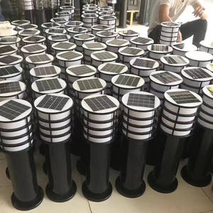 โคมไฟ LED พลังงานแสงอาทิตย์สำหรับติดถนนในสวน, ทำจากอลูมิเนียมหล่อกลางแจ้งให้แสงสว่างมาก LED - Product Image 3